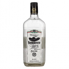 Sombrero Tequila Silver 100% Puro de Agave 38% Vol. 0,7l