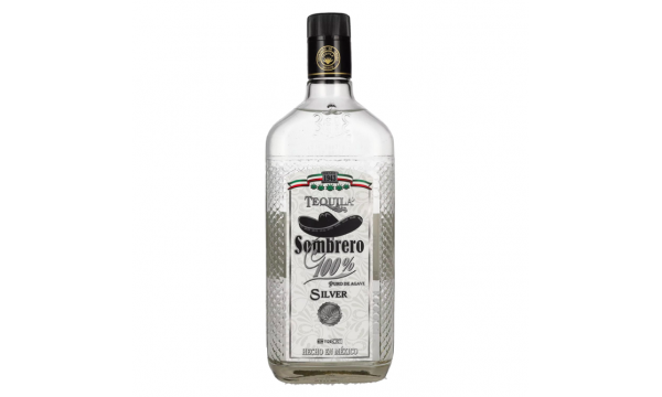 Sombrero Tequila Silver 100% Puro de Agave 38% Vol. 0,7l