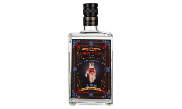 Sangre de Vida Loteria LA MANO Blanco Tequila 100% de Agave 40% Vol. 0,35l