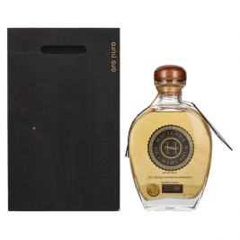 Hacienda de Chihuahua Sotol Añejo with Blattgold 38% Vol. 0,7l dovanų dėžutėje