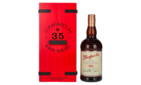 Glenfarclas 35 Years Old Highland Single Malt Scotch Whisky 2022 43% Vol. 0,7l dovanų dėžutėje