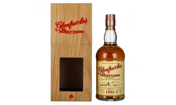 Glenfarclas THE FAMILY CASKS Single Cask SUMMER 2021 4th Fill Butt 1995 57,7% Vol. 0,7l dovanų dėžutėje