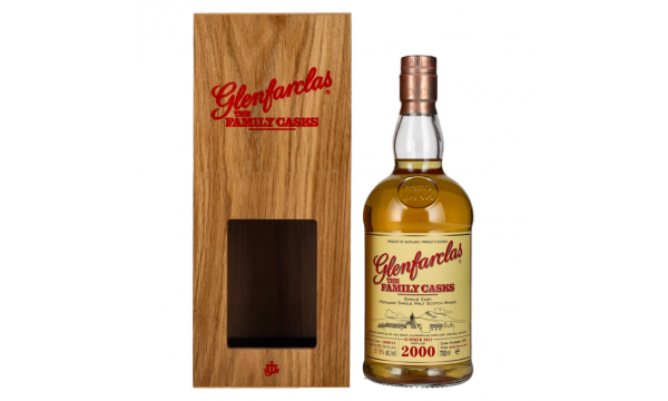 Glenfarclas THE FAMILY CASKS Single Cask SUMMER 2021 Refill Sherry Butt 2000 57,9% Vol. 0,7l dovanų dėžutėje