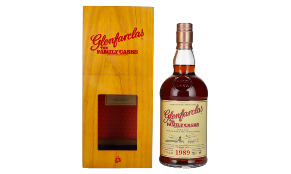 Glenfarclas THE FAMILY CASKS Single Cask SUMMER 2021 Sherry Butt 1989 51,9% Vol. 0,7l dovanų dėžutėje