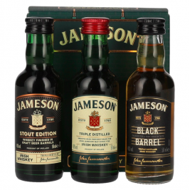 Jameson Triple Distilled Irish Whiskey 40% Vol. 3x0,05l