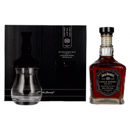 Jack Daniel's Select Single Barrel Tennessee Whiskey 47% Vol. 0,7l dovanų dėžutėje su stikline