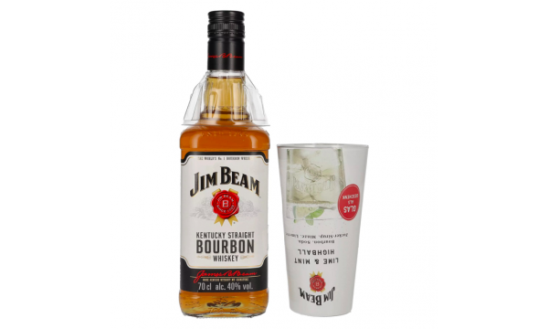 Jim Beam Kentucky Straight Bourbon Whiskey 40% Vol. 0,7l su taure