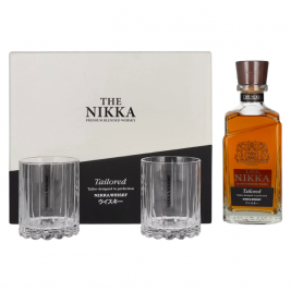 Nikka THE NIKKA Tailored Premium Blended Whisky 43% Vol. 0,7l dovanų dėžutėje su 2 taurėmis