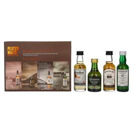 Testerių rinkinys Peated Malts of Distinction Tasting Selektion Set 40% Vol. 4x0,05l