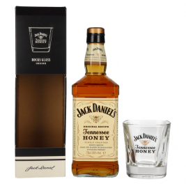 Jack Daniel's Tennessee HONEY 35% Vol. 0,7l dovanų dėžutėje su taure