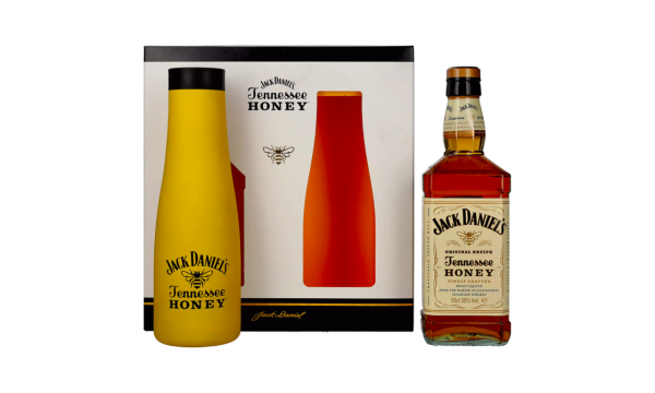 Jack Daniel's Tennessee HONEY 35% Vol. 0,7l dovanų dėžutėje su termosu