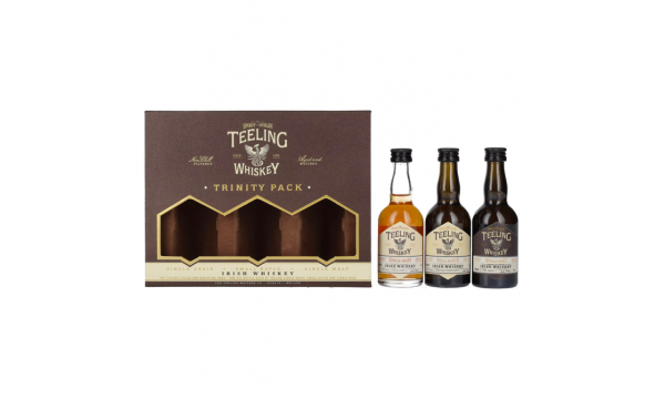 Teeling Whiskey TRINITY PACK Irish Whiskey 46% Vol. 3x0,05l