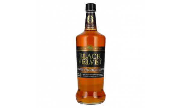 Black Velvet TOASTED CARAMEL Flavored Whisky 35% Vol. 1l