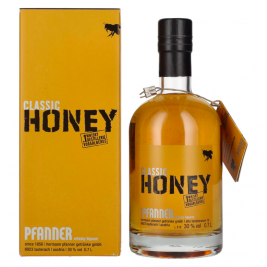 Pfanner Classic HONEY Whisky Liqueur 30% Vol. 0,7l dovanų dėžutėje