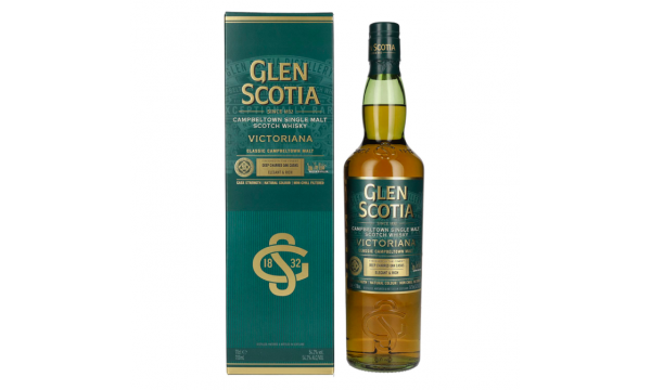 Glen Scotia VICTORIANA Single Malt Scotch Whisky 54,2% Vol. 0,7l dovanų dėžutėje