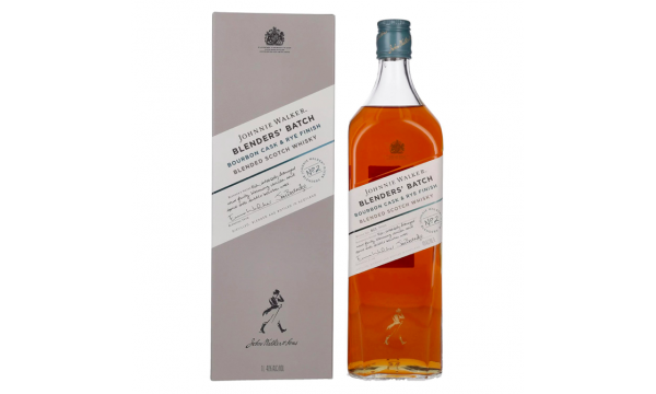 Johnnie Walker BLENDERS' BATCH Bourbon Cask & Rye Finish 40% Vol. 1l dovanų dėžutėje