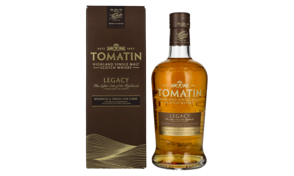 Tomatin Legacy Highland Single Malt Scotch Whisky 43% Vol. 0,7l dovanų dėžutėje