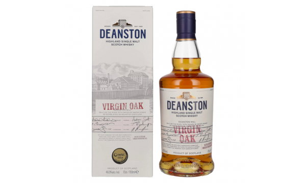 Deanston VIRGIN OAK Highland Single Malt 46,3% Vol. 0,7l dovanų dėžutėje