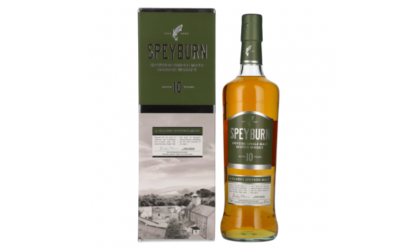 Speyburn 10 Years Old Speyside Single Malt Scotch Whisky 40% Vol. 0,7l dovanų dėžutėje