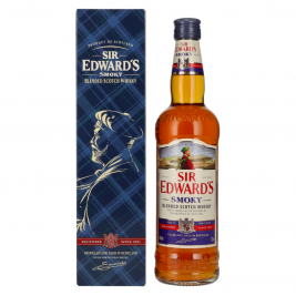 Sir Edward's SMOKY Blended Scotch Whisky 40% Vol. 0,7l dovanų dėžutėje