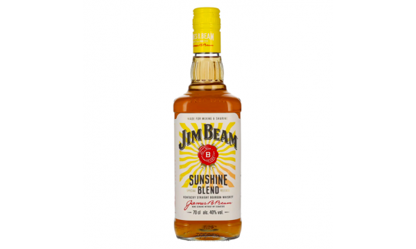 Jim Beam Kentucky Straight Bourbon Whiskey Sunshine Blend 40% Vol. 0,7l