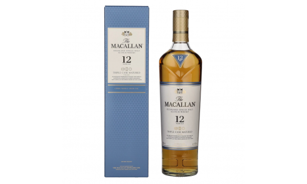 The Macallan 12 Years Old TRIPLE CASK MATURED 40% Vol. 0,7l dovanų dėžutėje