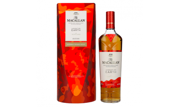 The Macallan A NIGHT ON EARTH IN SCOTLAND 2022 43% Vol. 0,7l dovanų dėžutėje