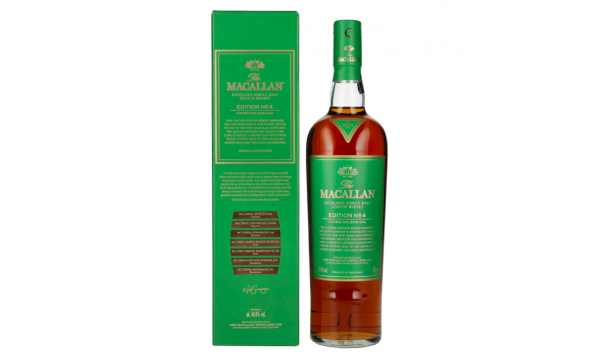 The Macallan EDITION N° 4 Highland Single Malt 48,4% Vol. 0,7l dovanų dėžutėje