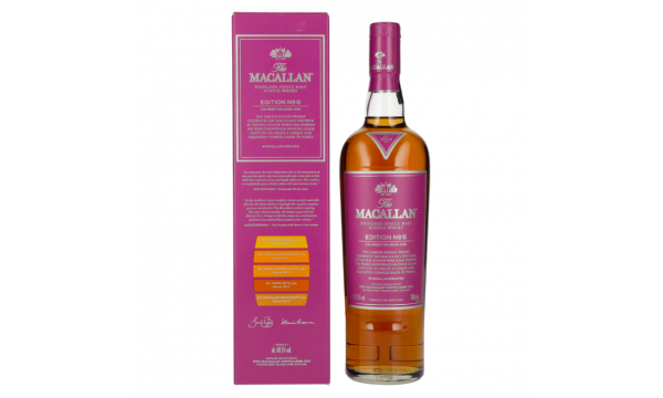 The Macallan EDITION N° 5 Highland Single Malt 48,5% Vol. 0,7l dovanų dėžutėje