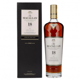 The Macallan 18 Years Old SHERRY OAK CASK 2022 43% Vol. 0,7l dovanų dėžutėje