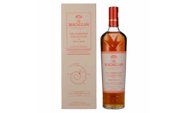 The Macallan The Harmony Collection RICH CACAO 44% Vol. 0,7l dovanų dėžutėje