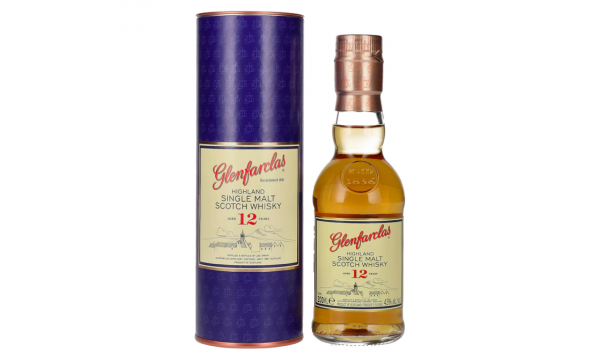 Glenfarclas 12 Years Old Highland Single Malt Scotch Whisky 43% Vol. 0,2l dovanų dėžutėje