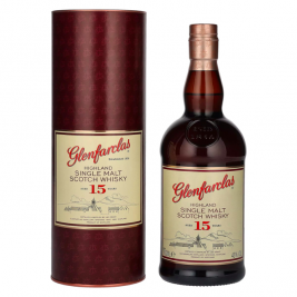 Glenfarclas 15 Years Old Highland Single Malt Scotch Whisky 46% Vol. 0,7l dovanų dėžutėje