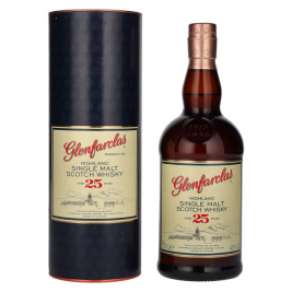 Glenfarclas 25 Years Old Highland Single Malt Scotch Whisky 43% Vol. 0,7l dovanų dėžutėje