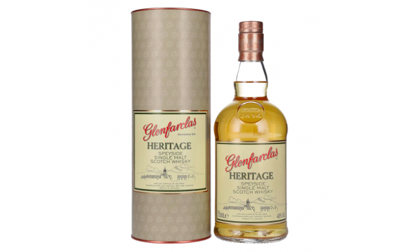 Glenfarclas HERITAGE Speyside Single Malt Scotch Whisky 40% Vol. 0,7l dovanų dėžutėje