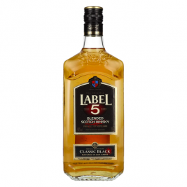 Label 5 Classic Black Blended Scotch Whisky 40% Vol. 0,7l