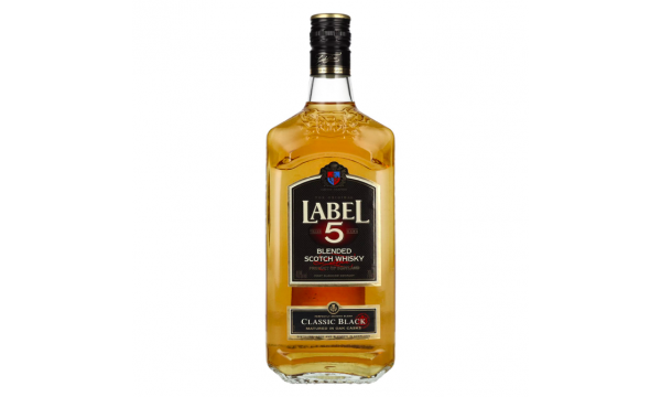 Label 5 Classic Black Blended Scotch Whisky 40% Vol. 0,7l