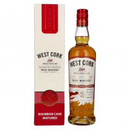 West Cork Blended Irish Whiskey Bourbon Cask 40% Vol. 0,7l dovanų dėžutėje