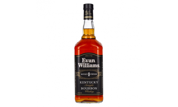 Evan Williams Kentucky Straight Bourbon Whiskey Black Label 43% Vol. 1l