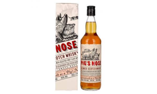 Pig's Nose Blended Scotch Whisky 40% Vol. 0,7l dovanų dėžutėje