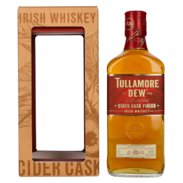 Tullamore D.E.W. Irish Whiskey CIDER CASK Finished 40% Vol. 0,5l dovanų dėžutėje