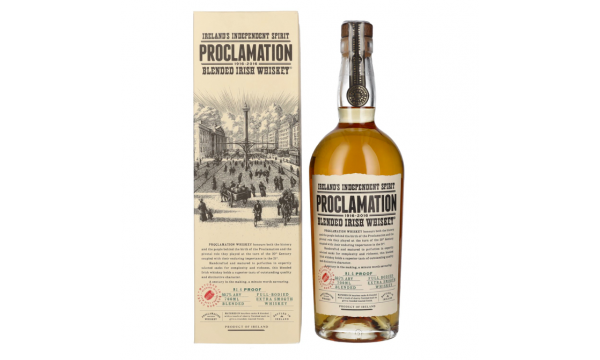 Proclamation Blended Irish Whiskey 40,7% Vol. 0,7l dovanų dėžutėje