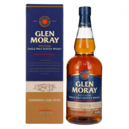 Glen Moray Elgin Classic Chardonnay Cask Finish 40% Vol. 0,7l dovanų dėžutėje