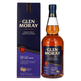 Glen Moray Elgin Classic Port Cask Finish Small Batch Release 40% Vol. 0,7l dovanų dėžutėje