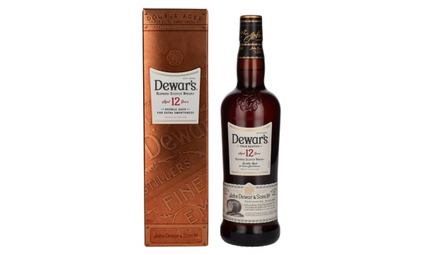 Dewar's 12 Years Old Blended Scotch Whisky 40% Vol. 0,7l dovanų dėžutėje