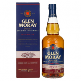 Glen Moray Elgin Classic Cabernet Cask Finish 40% Vol. 0,7l dovanų dėžutėje