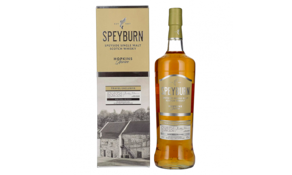 Speyburn HOPKINS RESERVE Speyside Single Malt TRAVEL EXCLUSIVE 46% Vol. 1l dovanų dėžutėje