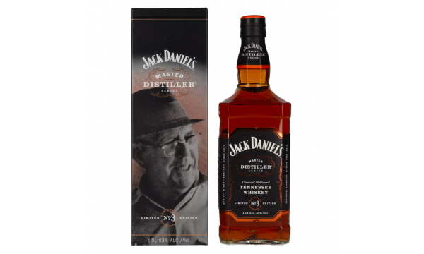 Jack Daniel's MASTER DISTILLER Series No. 3 Limited Edition 43% Vol. 1l dovanų dėžutėje