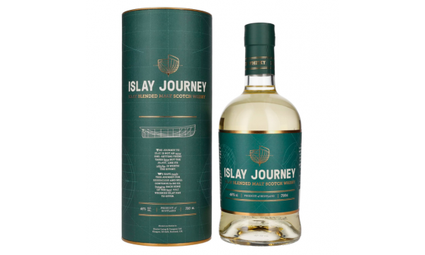 Hunter Laing ISLAY JOURNEY Islay Blended Malt 46% Vol. 0,7l dovanų dėžutėje