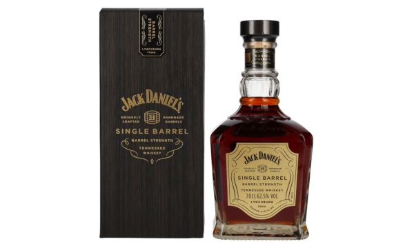 Jack Daniel's Select Single Barrel Barrel Strength Tennessee Whiskey 62,5% Vol. 0,7l dovanų dėžutėje